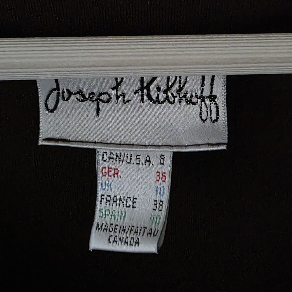 Joseph Ribkoff Leopard Print Top - Brown and Blue - Picture 3 of 12